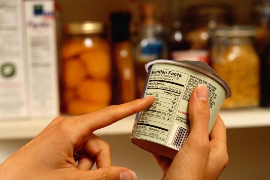 packaged food - Point 2 Note